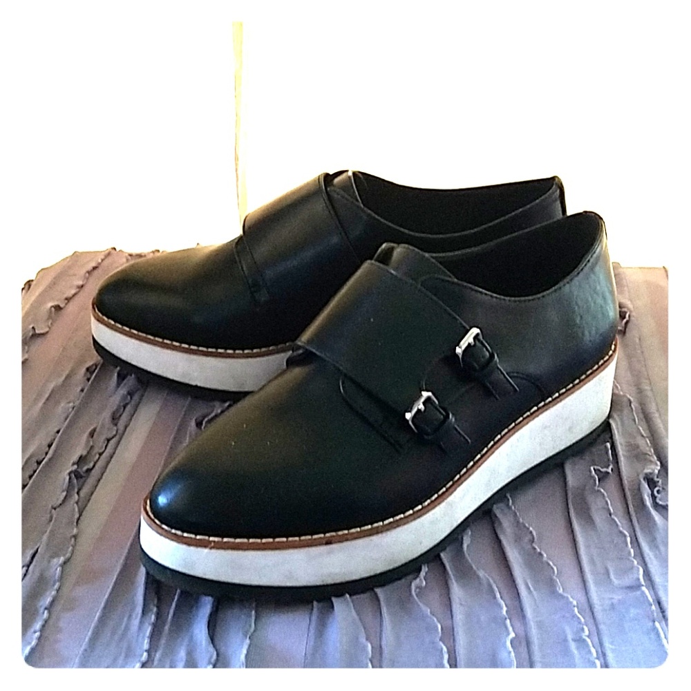 ALDO Leather Monk Strap Loafers